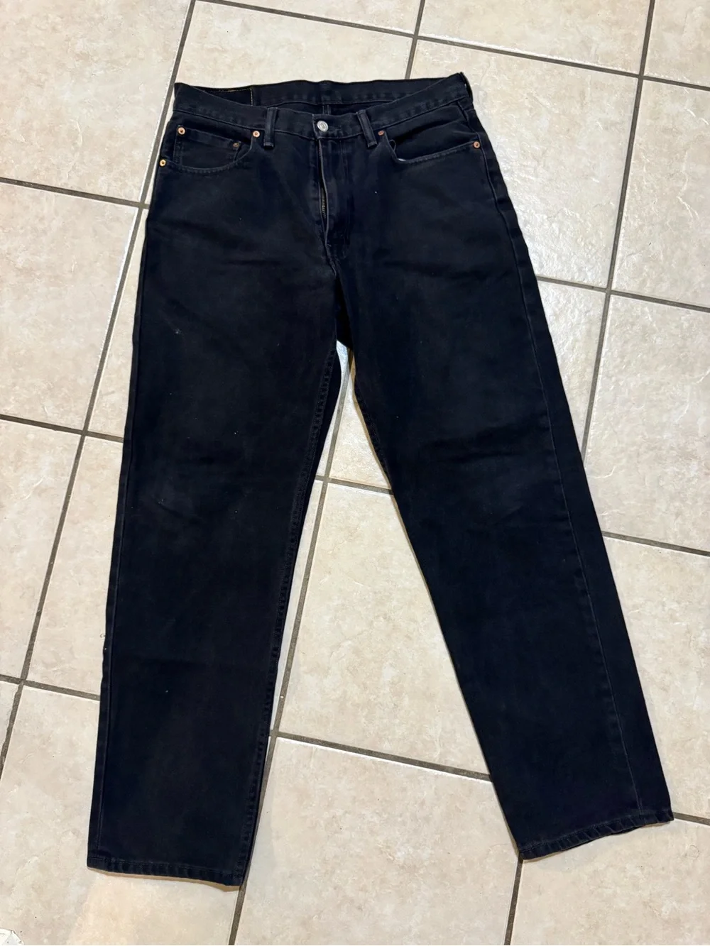 Levi's Black Straight Men's Jeans